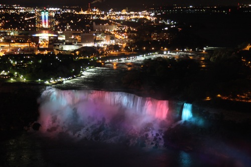 American Falls from Canadian Sky Tower
